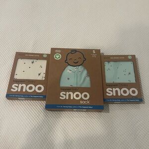 Happiest Baby SNOO Sack and Sheet Set - Teal and White